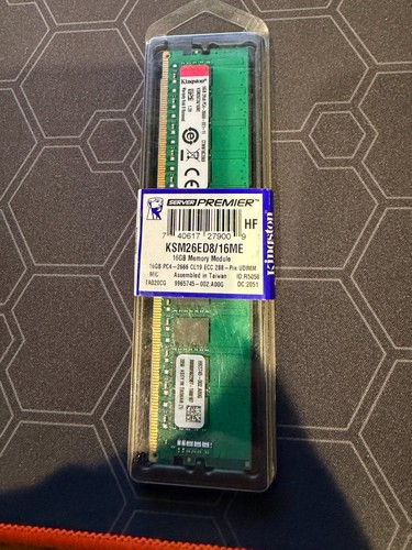 16kingston server premier 16gb - server,
