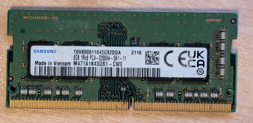 Samsung 8gb ddr4 dimm - ddr4, so-dimm